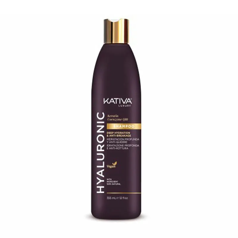 Kativa Hyaluronic Coenzyme Q10 Shampoo 355ml – (σαμπουάν αναδόμησης/θρέψης για όλους τους τύπους μαλλιών)