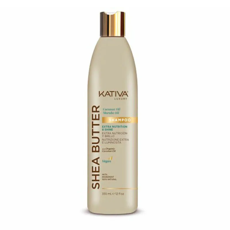 Kativa Shea Butter Coconut Marula Oil Shampoo 300ml – (σαμπουάν αναδόμησης/θρέψης για όλους τους τύπους μαλλιών)