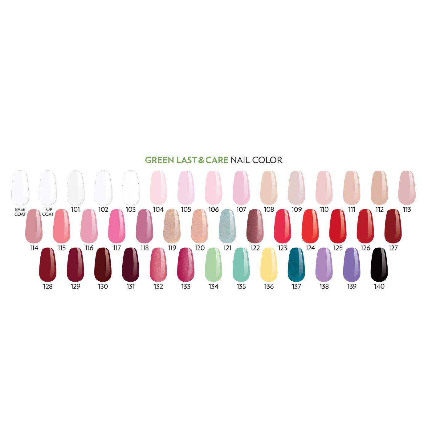 GREEN LAST & CARE NAIL COLOR GR