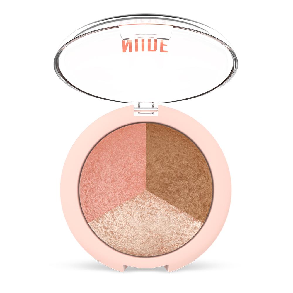 NUDE LOOK BAKED TRIO FACE POWDER GR