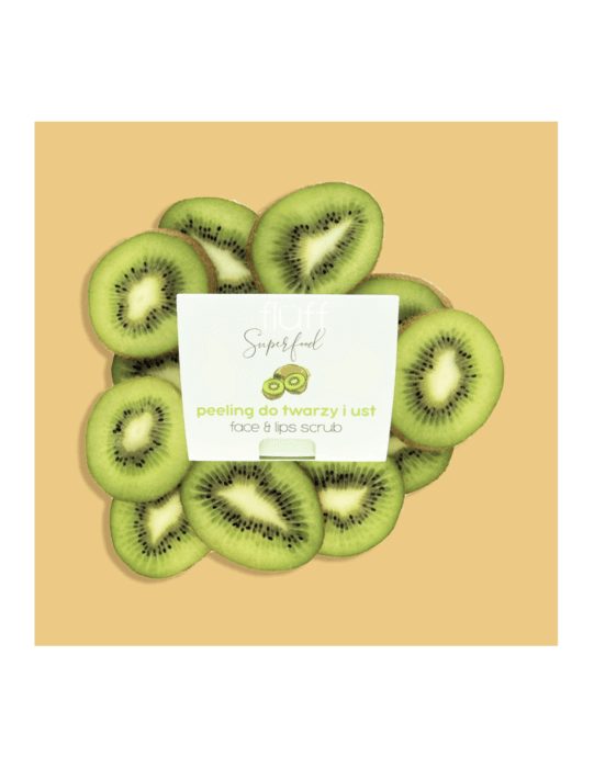 Fluff Kiwi Face & Lip Scrub 80gr