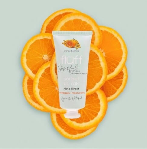 Fluff Orange & Vanilla Moisturising Hand Sorbet 50ml