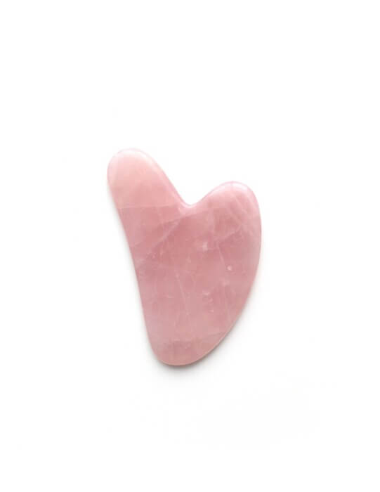 Fluff Gua Sha Stone Pink Quartz