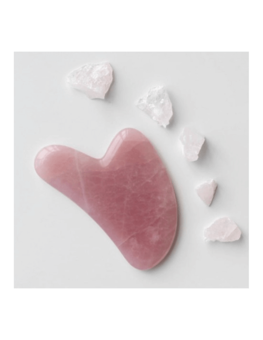 Fluff Gua Sha Stone Pink Quartz