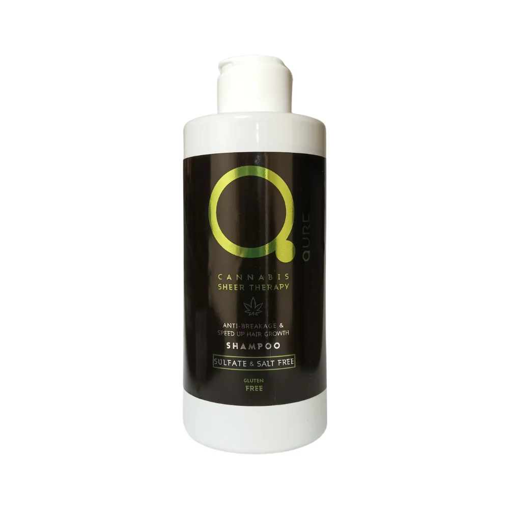 Qure Cannabis Sheer Therapy Shampoo 300ml – (σαμπουάν για ταχύτερη ανάπτυξη της τρίχας)