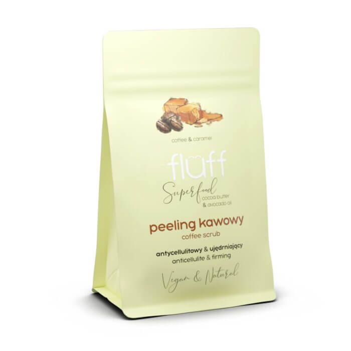 Fluff Caramel-Coffee Dry Body Peeling 100gr