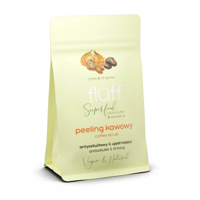 Fluff Tangerine-Coffee Dry Body Peeling 100gr