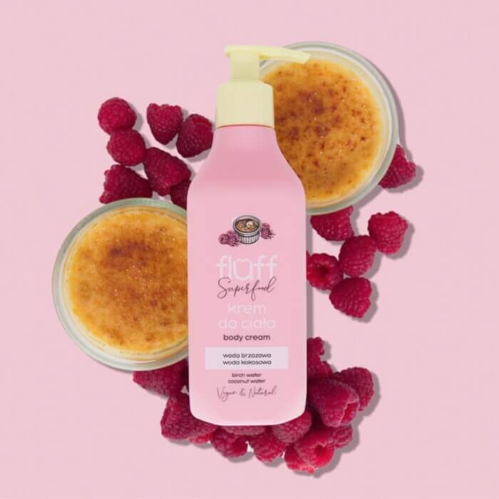 Fluff Creme Brûlée With Raspberries Body Cream 200ml