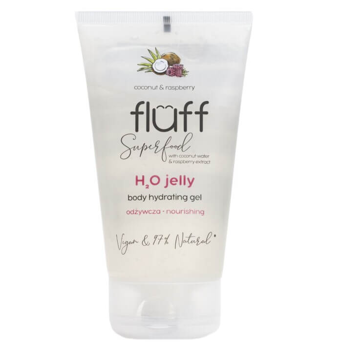 Fluff H2O Gel Water Coconut and Raspberry 150ml