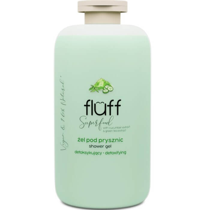 Fluff Cucumber & Green Tea Detoxifying Shower Gel 500ml