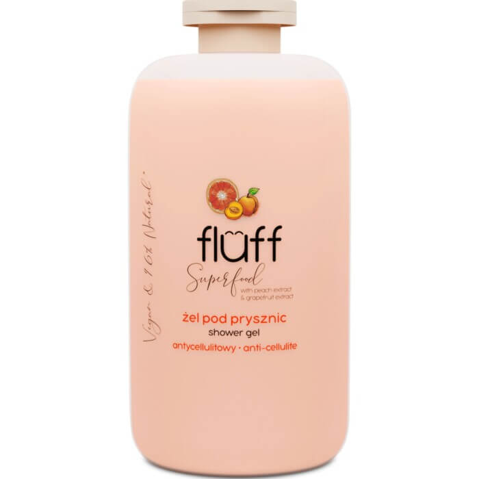 Fluff Peach & Grapefruit Anti-Cellulite Shower Gel 500ml