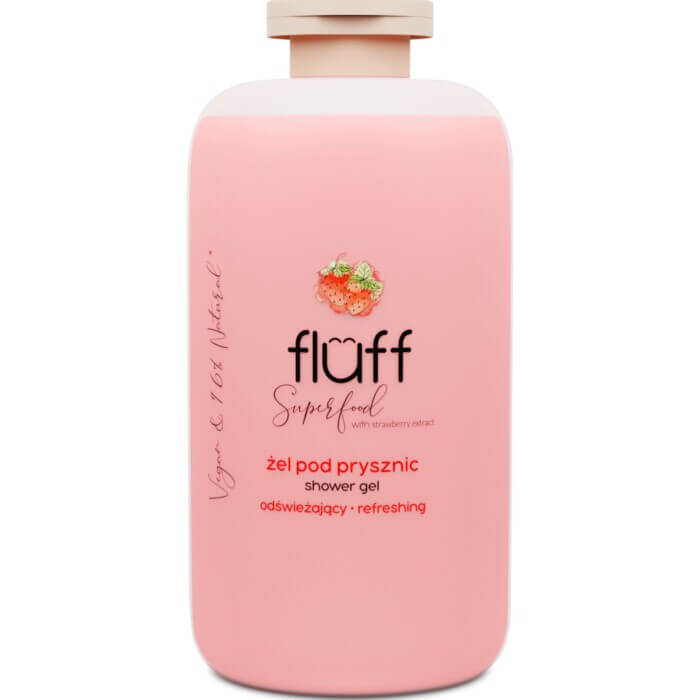 Fluff Strawberry Refreshing Shower Gel 500ml