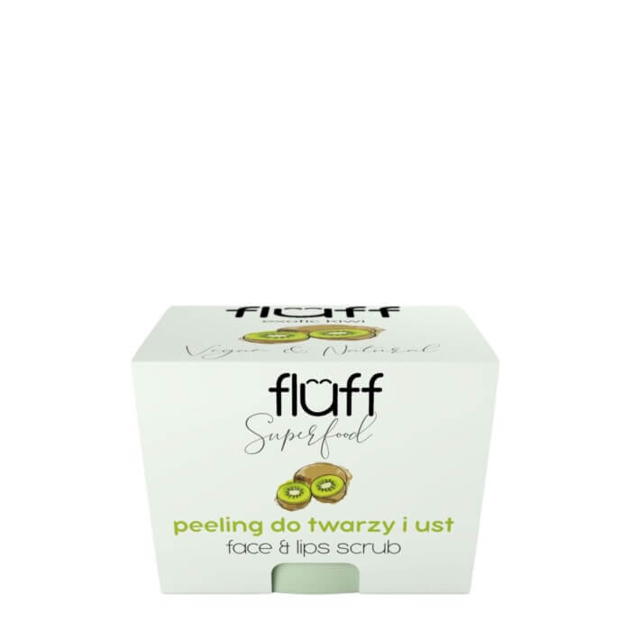 Fluff Kiwi Face & Lip Scrub 80gr