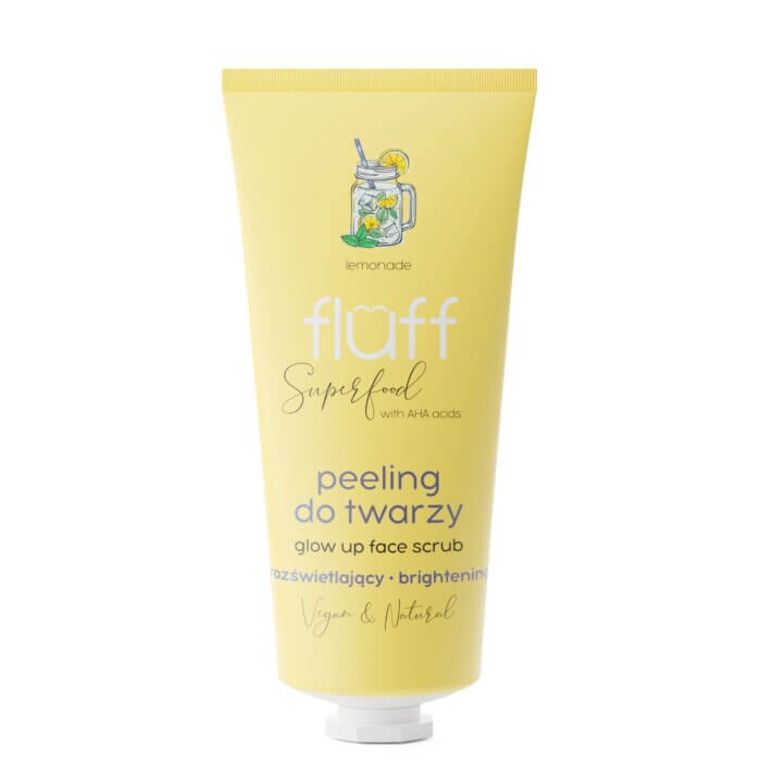 Fluff Glow Up Lemonade Brightening Face Scrub 75ml