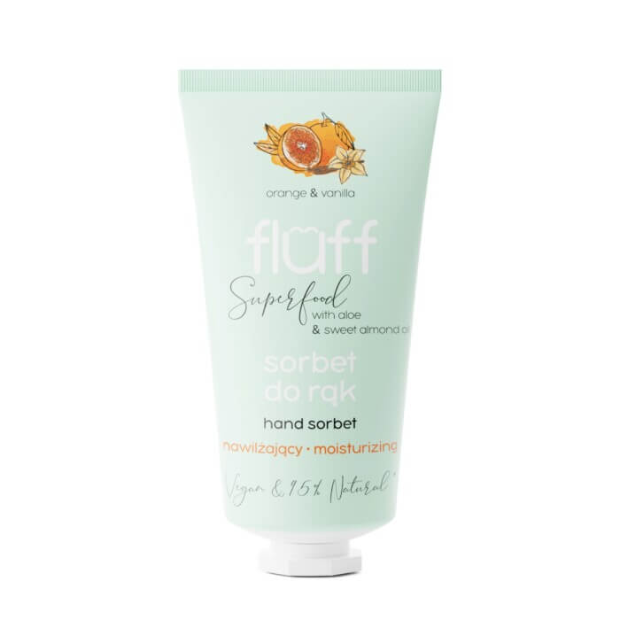 Fluff Orange & Vanilla Moisturising Hand Sorbet 50ml