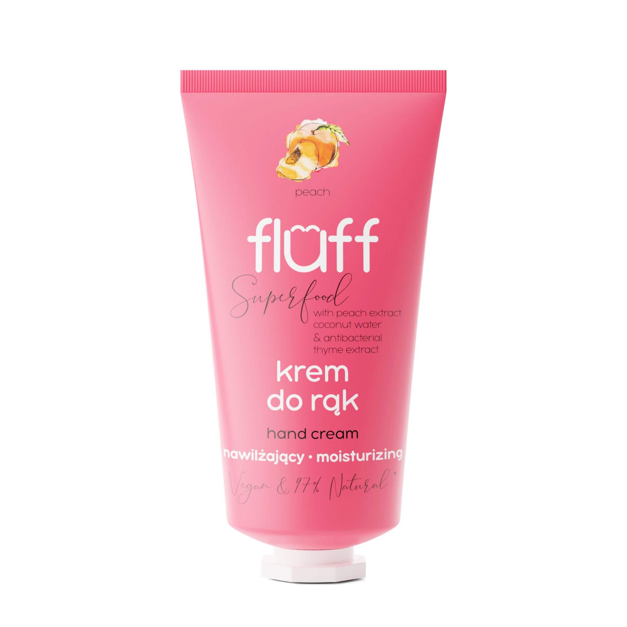 Fluff Peach Antibacterial Hand Cream 50ml