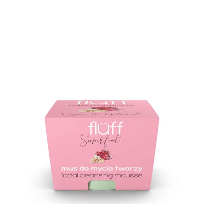 Fluff Raspberries & Almonds Facial Cleansing Mousse 50ml