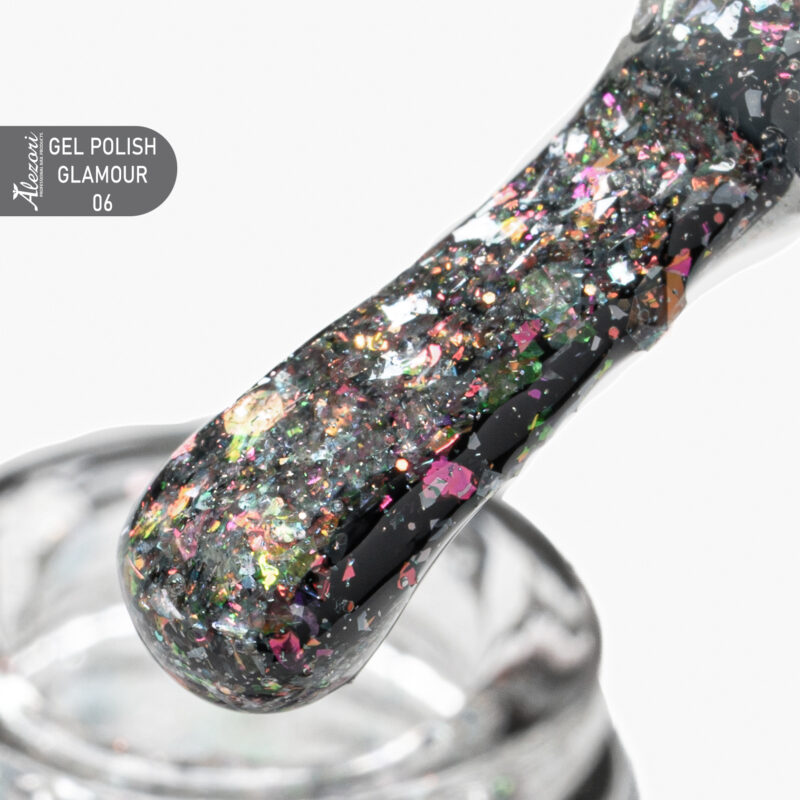 Alezori GEL POLISH GLAMOUR 06 (№1212_GLITTER) 15ml.