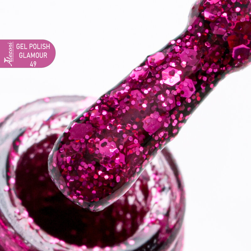 Alezori GEL POLISH GLAMOUR 49 (№514_GLITTER) 15ml.