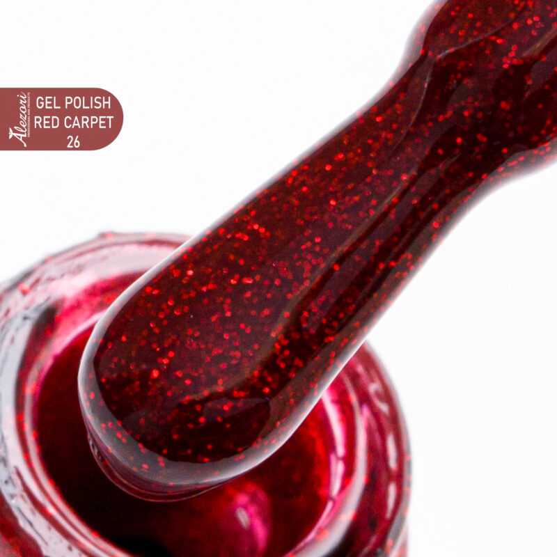 Alezori GEL POLISH RED CARPET 26 (№3999 GLITTER) 15ml.