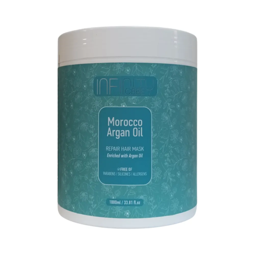 Infinity Care Morocco Argan Oil Hair Repair Mask 1000ml – (μάσκα βαθιάς ενυδάτωσης και επανόρθωσης)