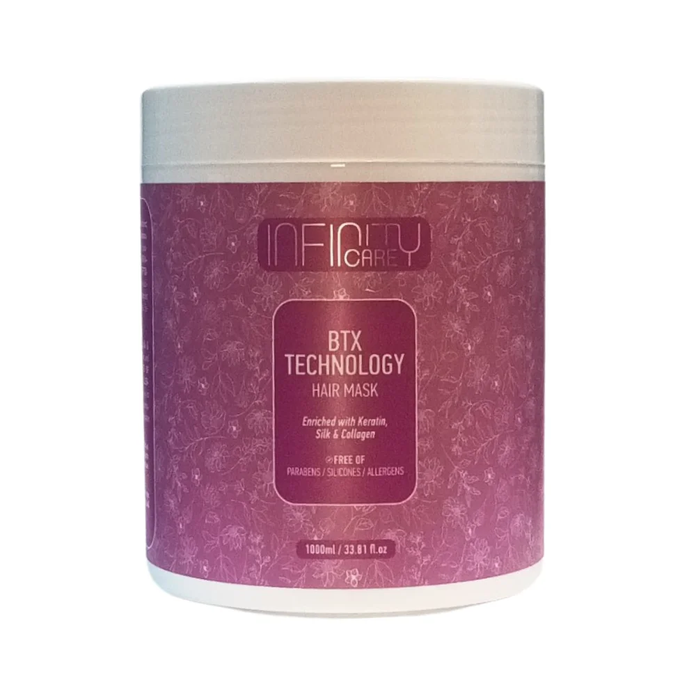 Infinity care BTX Technology hair Mask 1000ml – (μάσκα με τεχνολογία μπότοξ για όλους τους τύπους μαλλιών)