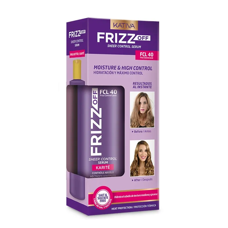 Kativa Frizz Off Sheer Control Serum 200ml – (leave in ορός λείανσης)