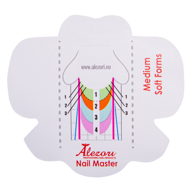 Alezori MEDIUM SOFT FORMS NAIL MASTER Alezori (250τεμ.)