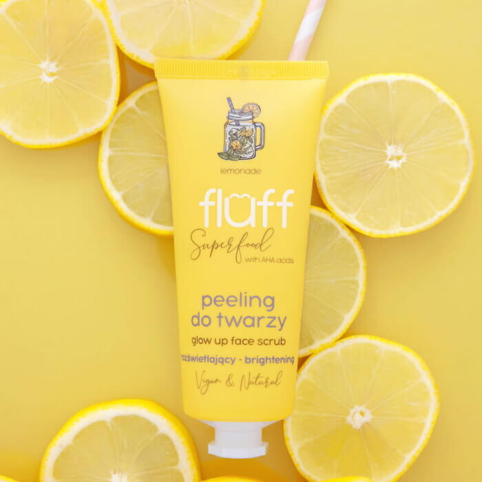 Fluff Glow Up Lemonade Brightening Face Scrub 75ml