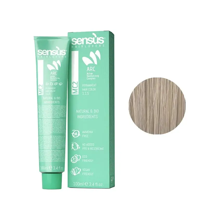 Sensus MC2 Permanent Hair Color 10.0 Platinum Blonde 100ml – (μόνιμη βαφή χωρίς αμμωνία ξανθό πλατινέ)