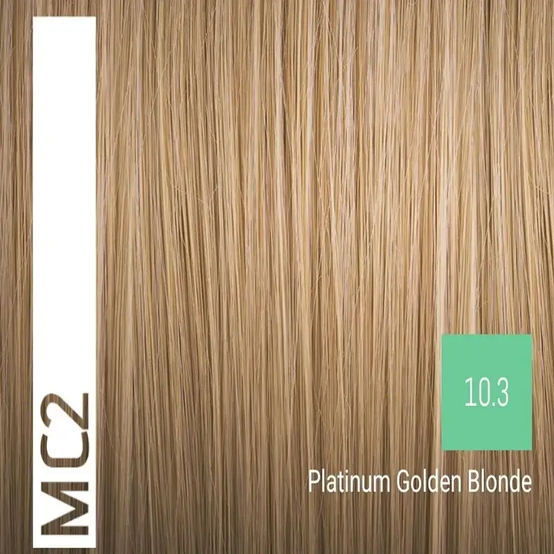 Sensus MC2 Permanent Hair Color 10.3 Platinum Golden Blonde 100ml – (μόνιμη βαφή χωρίς αμμωνία πλατινέ ξανθό ντορέ)