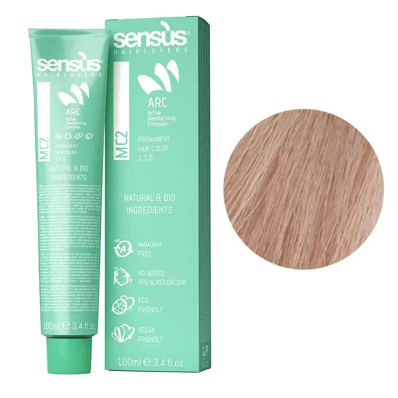 Sensus MC2 Permanent Hair Color 100ss Natural 100ml – (μόνιμη βαφή χωρίς αμμωνία ξανθιστικό φυσικό)