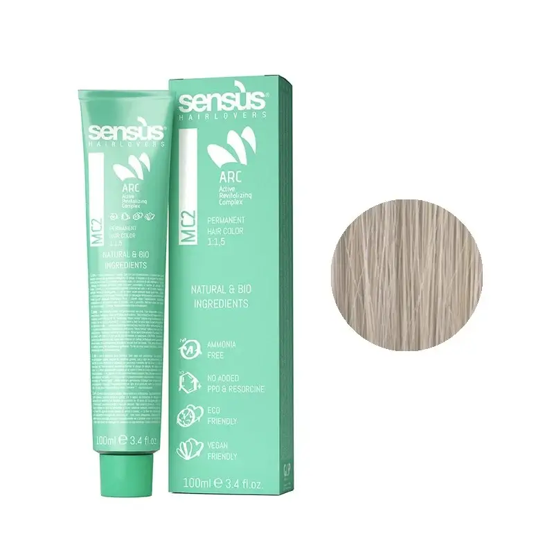 Sensus MC2 Permanent Hair Color 11.0 Ultra Platinum Blonde 100ml – (μόνιμη βαφή χωρίς αμμωνία κατάξανθο πλατινέ)