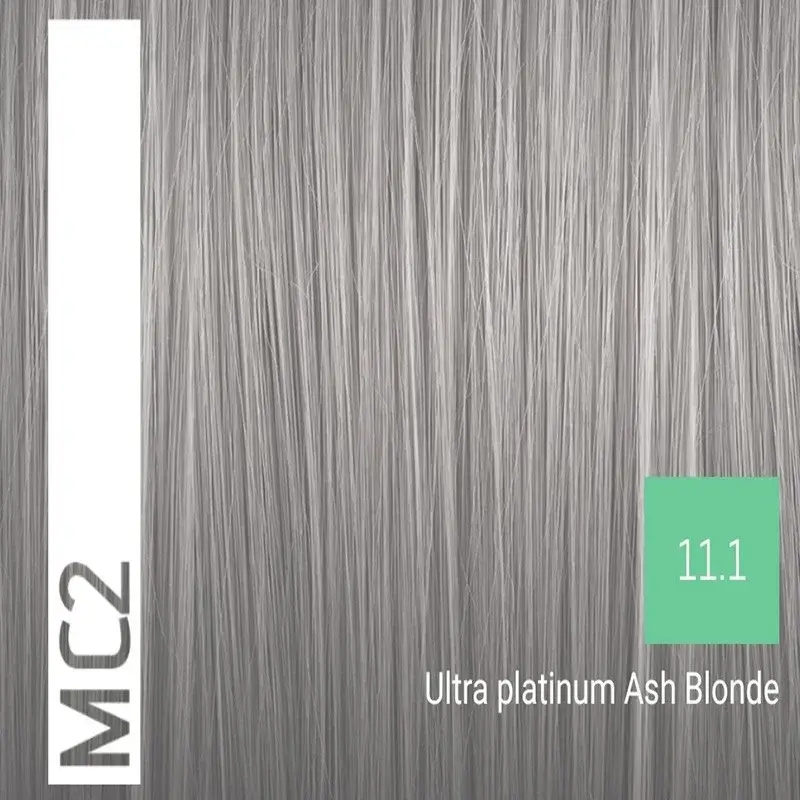 Sensus MC2 Permanent Hair Color 11.1 Ultra Platinum Ash Blonde 100ml – (μόνιμη βαφή χωρίς αμμωνία κατάξανθο πλατινέ σαντρέ)