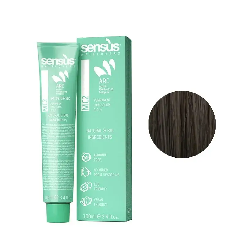 Sensus MC2 Permanent Hair Color 4.0 Brown 100ml – (μόνιμη βαφή χωρίς αμμωνία καστανό)