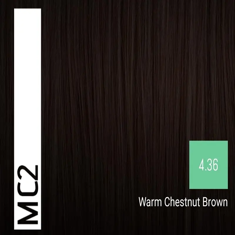 Sensus MC2 Permanent Hair Color 4.36 Warm Chestnut Brown 100ml – (μόνιμη βαφή χωρίς αμμωνία ζεστό καστανό μαονί)