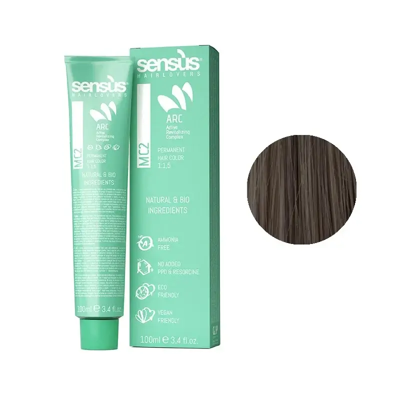 Sensus MC2 Permanent Hair Color 5.0 Light Brown 100ml – (μόνιμη βαφή χωρίς αμμωνία καστανό ανοιχτό)