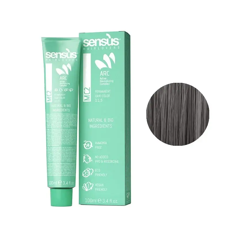 Sensus MC2 Permanent Hair Color 5.1 Light Ash Brown 100ml – (μόνιμη βαφή χωρίς αμμωνία καστανό ανοιχτό σαντρέ)