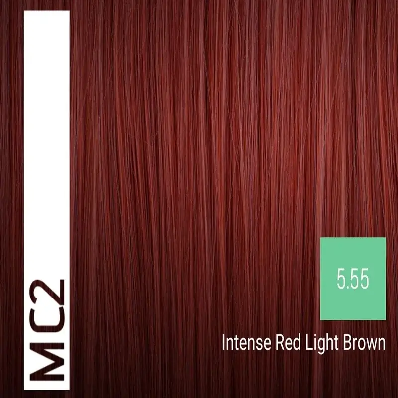 Sensus MC2 Permanent Hair Color 5.55 Intense Red Light Brown 100ml – (μόνιμη βαφή χωρίς αμμωνία έντονο κόκκινο καστανό ανοιχτό)