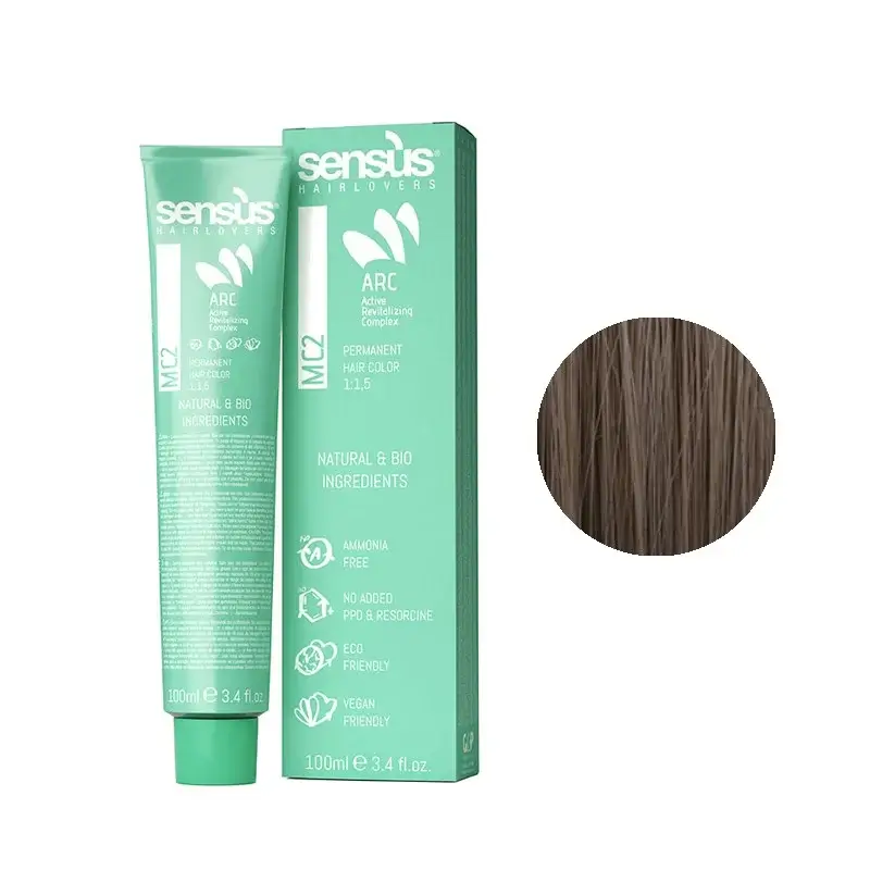 Sensus MC2 Permanent Hair Color 6.00 Intense Dark Blonde 100ml – (μόνιμη βαφή χωρίς αμμωνία έντονο ξανθό σκούρο)