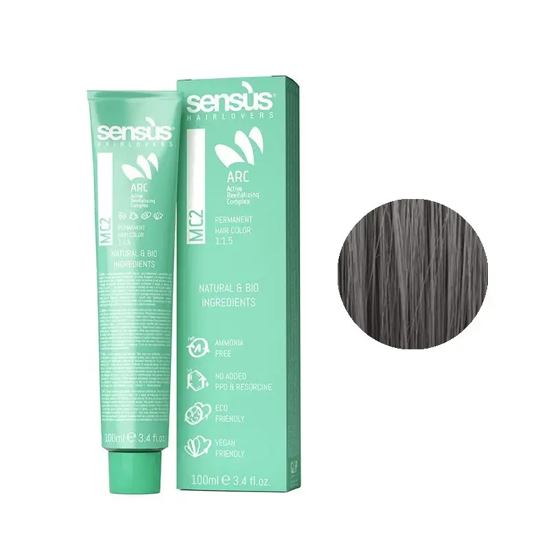 Sensus MC2 Permanent Hair Color 6.1 Dark Ash Blonde 100ml – (μόνιμη βαφή χωρίς αμμωνία ξανθό σκούρο σαντρέ)