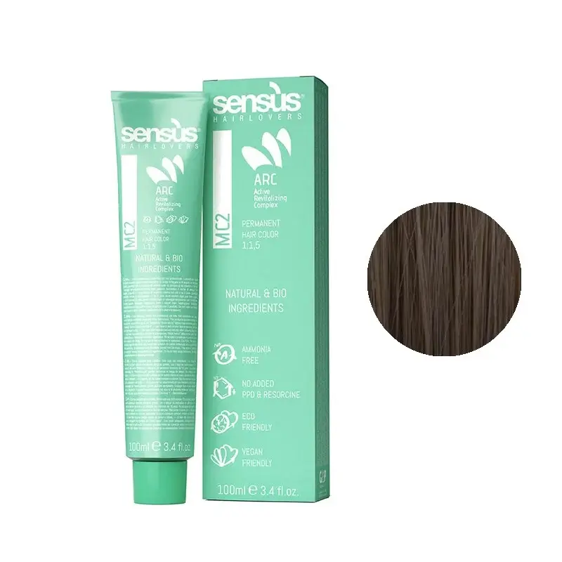 Sensus MC2 Permanent Hair Color 6.24 Dark Brown Blonde 100ml – (μόνιμη βαφή χωρίς αμμωνία ξανθό σκούρο μαρόν)