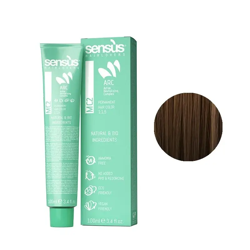 Sensus MC2 Permanent Hair Color 6.3 Dark Golden Blonde 100ml – (μόνιμη βαφή χωρίς αμμωνία ξανθό σκούρο ντορέ)