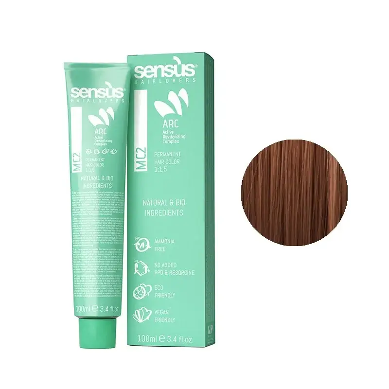 Sensus MC2 Permanent Hair Color 6.4 Copper Dark Blonde 100ml – (μόνιμη βαφή χωρίς αμμωνία χάλκινο ξανθό σκούρο)