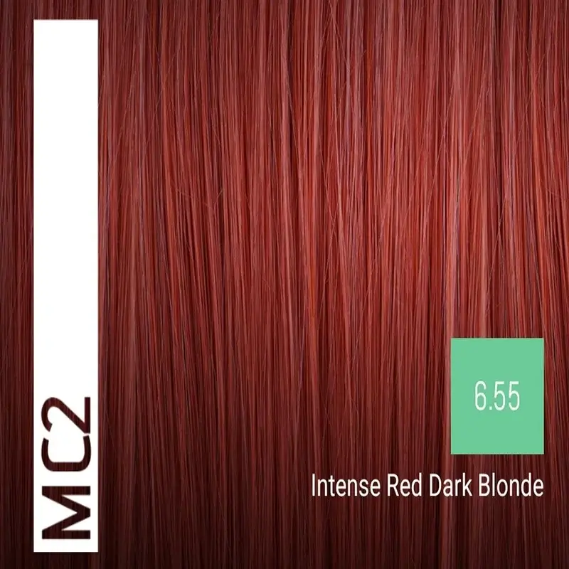 Sensus MC2 Permanent Hair Color 6.55 Intense Red Dark Blonde 100ml – (μόνιμη βαφή χωρίς αμμωνία έντονο κόκκινο ξανθό σκούρο)