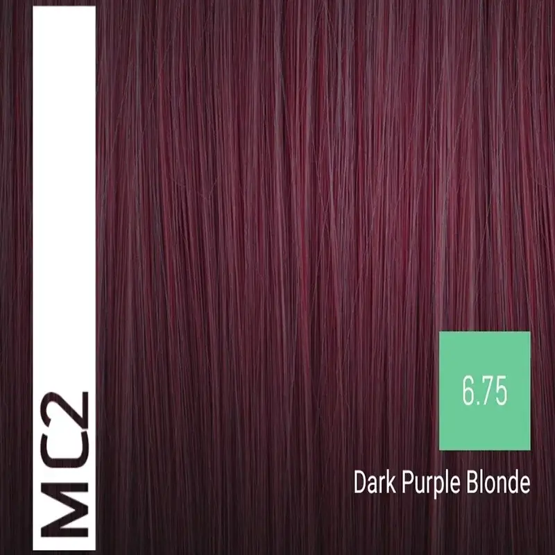 Sensus MC2 Permanent Hair Color 6.75 Dark Purple Blonde 100ml – (μόνιμη βαφή χωρίς αμμωνία ξανθό σκούρο βιολέ)