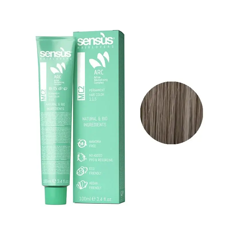 Sensus MC2 Permanent Hair Color 7.2 Beige Blonde 100ml – (μόνιμη βαφή χωρίς αμμωνία ξανθό μπεζ)