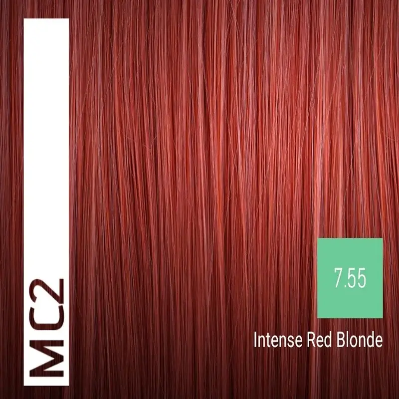 Sensus MC2 Permanent Hair Color 7.55 Intense Red Blonde 100ml – (μόνιμη βαφή χωρίς αμμωνία έντονο κόκκινο ξανθό)