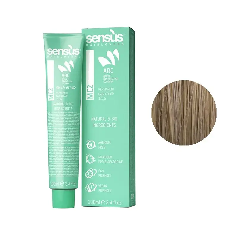 Sensus MC2 Permanent Hair Color 8.0 Light Blonde 100ml – (μόνιμη βαφή χωρίς αμμωνία ξανθό ανοιχτό)