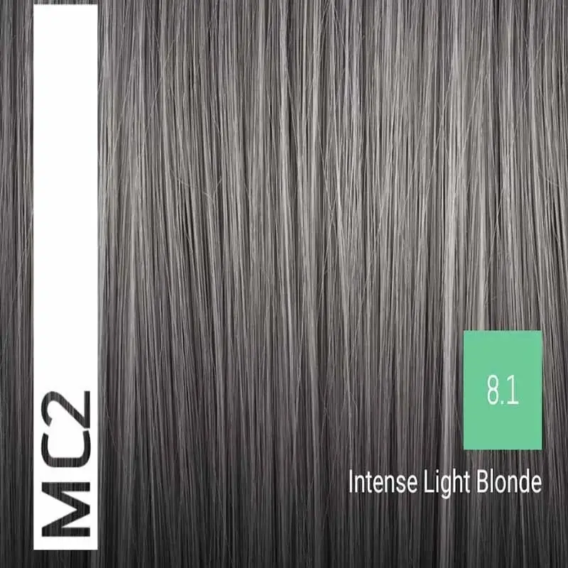 Sensus MC2 Permanent Hair Color 8.1 Intense Light Ash Blonde 100ml – (μόνιμη βαφή χωρίς αμμωνία ανοιχτό ξανθό έντονο σαντρέ)